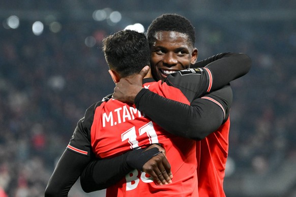 Stade Rennais FC v Angers SCO - Ligue 1 McDonald s 2025/2026 07 Breel EMBOLO srfc during the Ligue 1 McDonald s match between Rennes and Angers at Roazhon Park on April 11, 2026 in Rennes, France. Ren ...