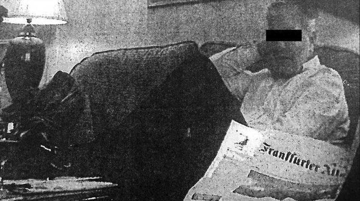 «Spion» Daniel M. – heimlich gefilmt in einem Frankfurter Hotel.