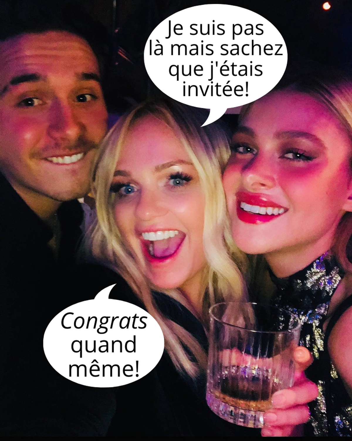 Attention, ceci est une bulle fiction, Emma Bunton n'a pas vraiment dit ça (mais on aurait adoré).