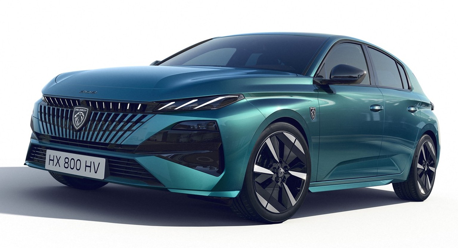 Kompaktmodell: Dem allgemeinen Trend folgend, ist der 308 der erste Peugeot mit beleuchtetem Logo.