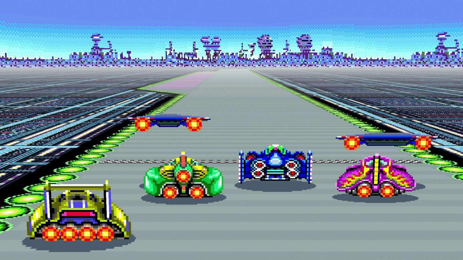 Abgefahren: Prügeln vor der «F-Zero»-Kulisse aus den SNES-Zeiten!