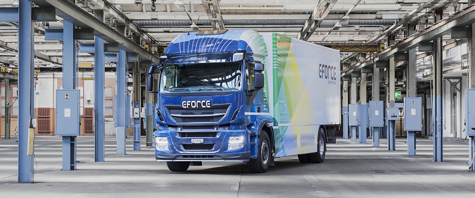 E-Force One produziert E-Lastwagen für 18 bis 44 Tonnen Ladung.