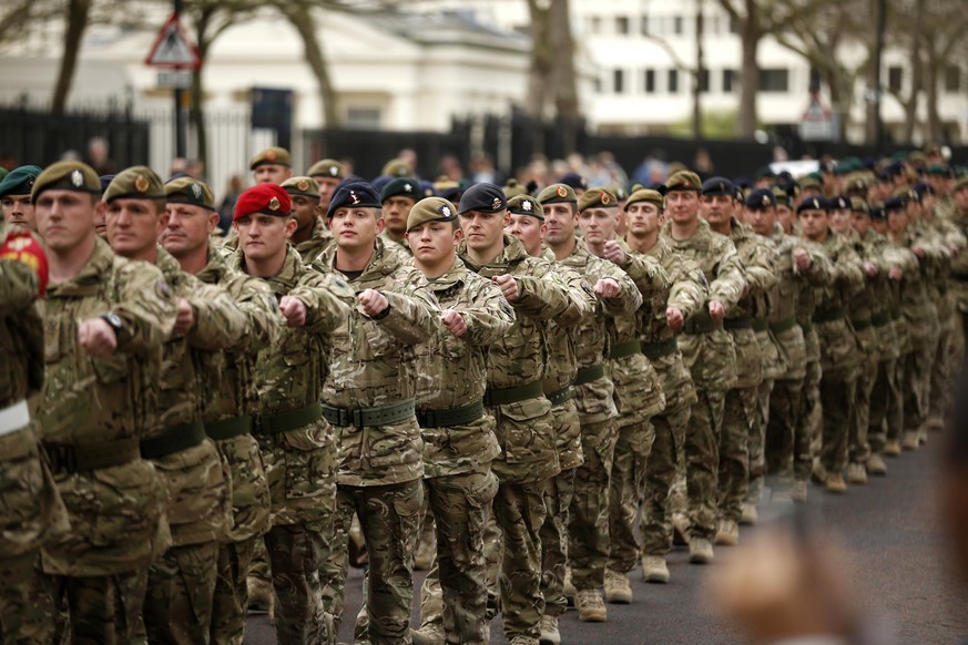 Jeder zehnte britische Soldat fiel zwischen 2011 und 2014 durch den Fitnesstest.