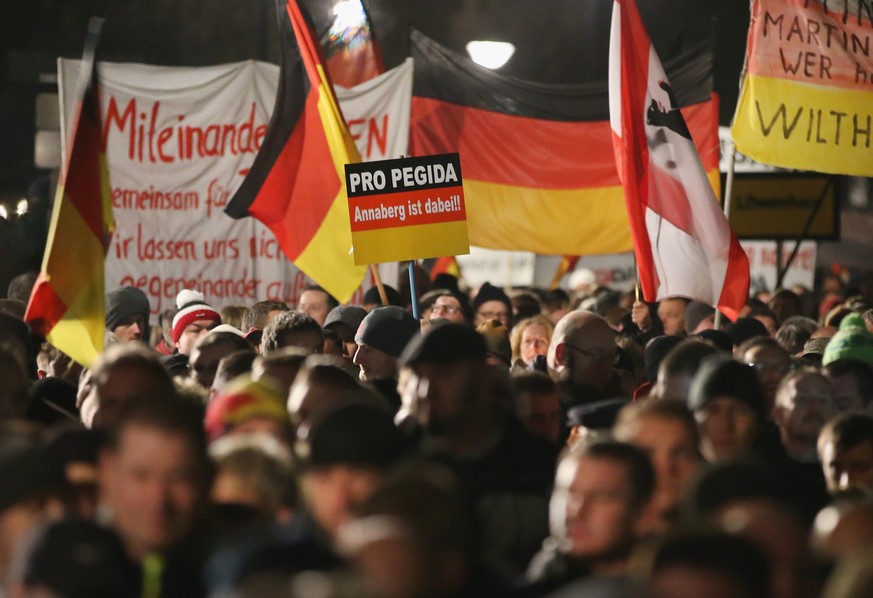 Pegida-Demonstration in Dresden