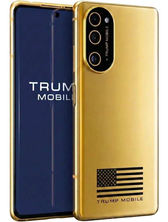 Trump Mobile, goldenes Trump-Smartphone lässt weiter auf sich warten. Screenshot: trumpmobile.com