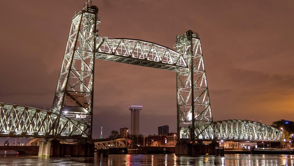 Koningshaven Brücke in Rotterdam, Niederlande