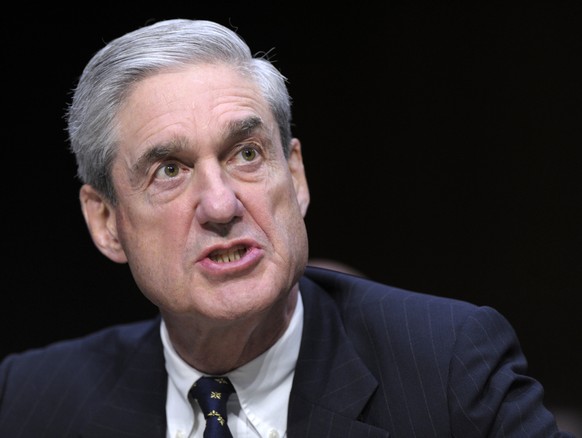 FILE - In this March 12, 2013, file photo, then-FBI Director Robert Mueller testifies on Capitol Hill in Washington. Mueller, hired to look into how the NFL pursued evidence in the Ray Rice abuse case ...