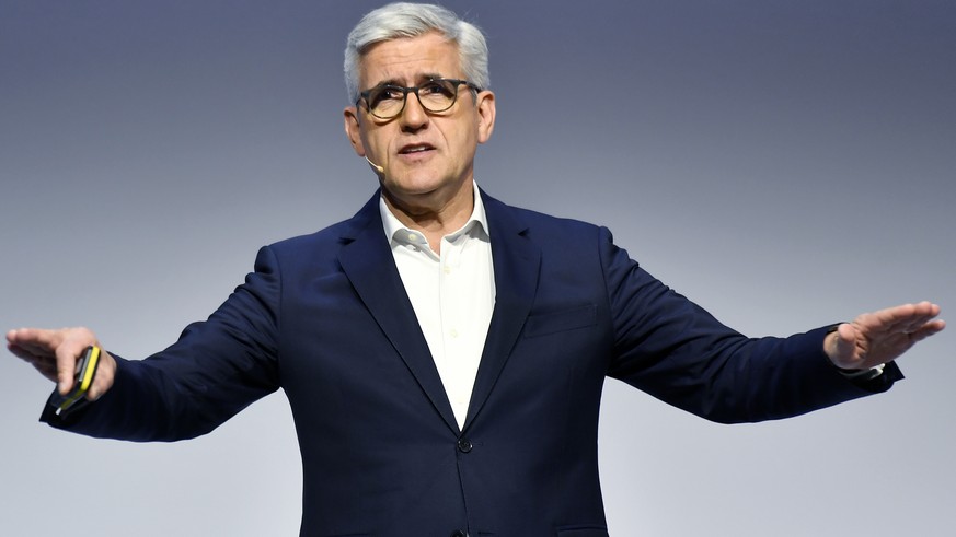 ARCHIVBILD --- ZUM RUECKTRITT PER SOFORT VON ABB CEO ULRICH SPIESSHOFER STELLEN WIR IHNEN FOLGENDES BILDMATERIAL ZUR VERFUEGUNG --- Ulrich Spiesshofer, CEO of Swiss power and automation company, ABB G ...