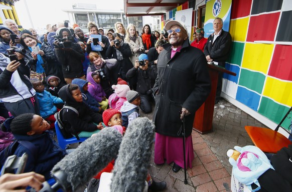 Desmond Mpilo Tutu, ehemaliger anglikanischer Erzbischof sowie Friedensnobelpreisträger.