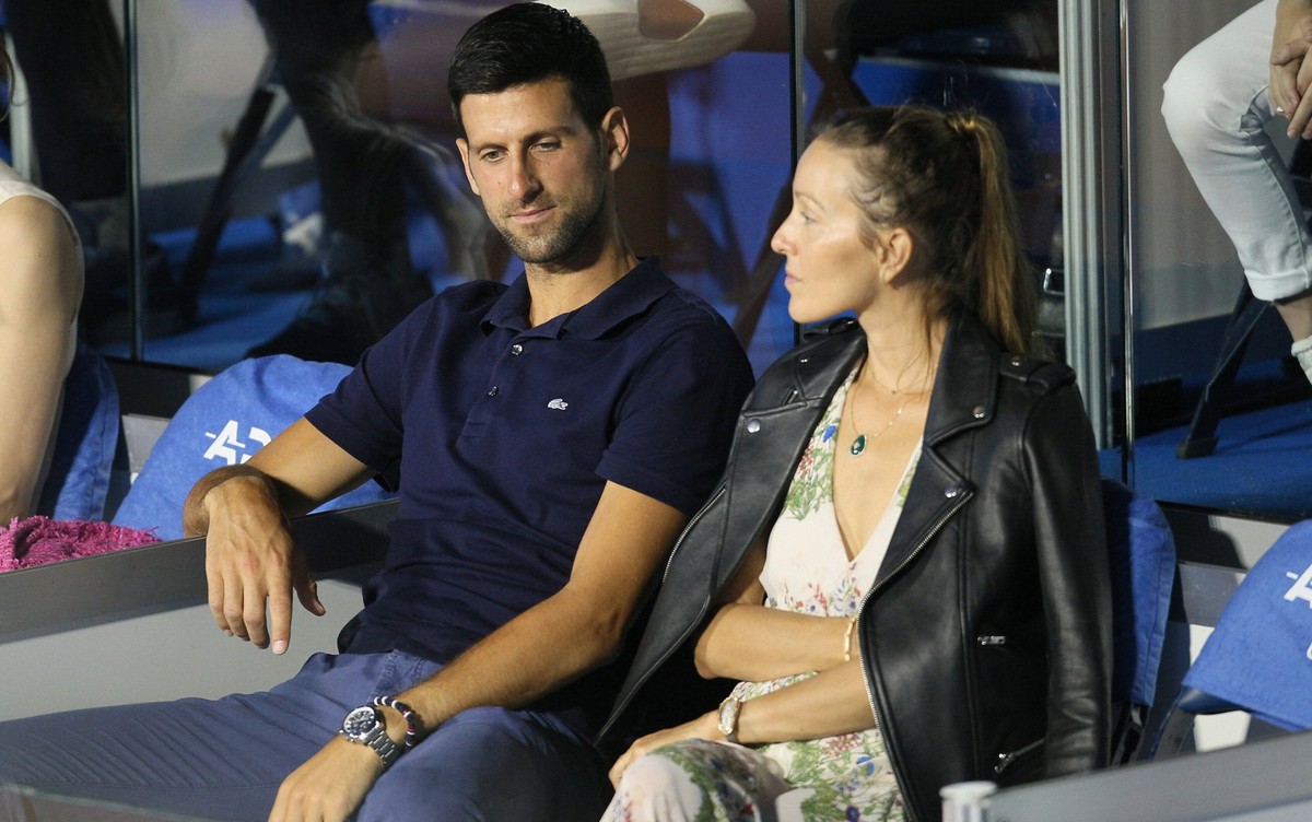 IMAGO / Camera 4/International

NOVAK DJOKOVIC and JELENA DJOKOVIC tennis Adria tournament at tennis center Novak,Belgrade 14.06.2020. MarkoxMetlas PUBLICATIONxINxGERxSUIxAUTxONLY