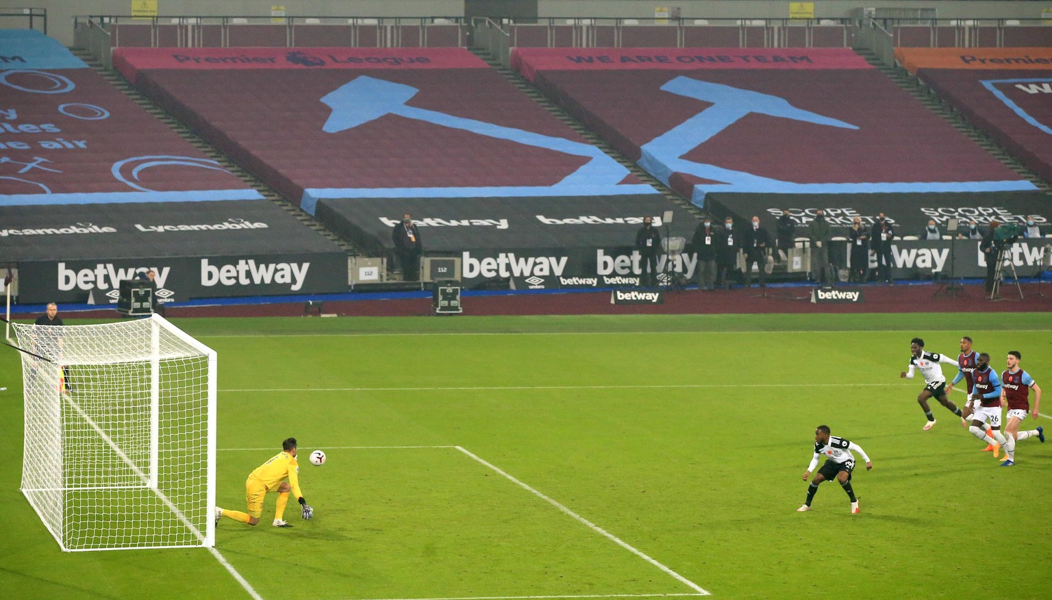 West Ham United v Fulham - Premier League - London Stadium Fulham s Ademola Lookman during the Premier League match at the London Stadium. EDITORIAL USE ONLY No use with unauthorised audio, video, dat ...