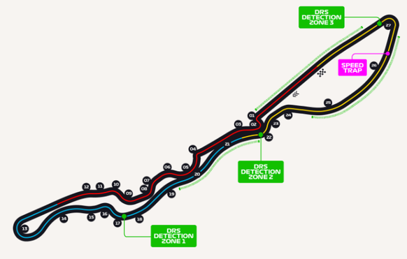 Grand Prix Saudi-Arabien, Rennstrecke Formel 1 2024