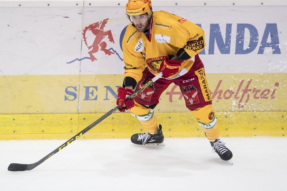 SCL Tigers Topscorer Chris DiDomenico beim Eishockeyspiel der Nationalleague A EHC Kloten gegen SCL Tigers in der Swiss Arena, aufgenommen am Samstag, 1. Oktober 2016 in Kloten. (PPR/Ennio Leanza)