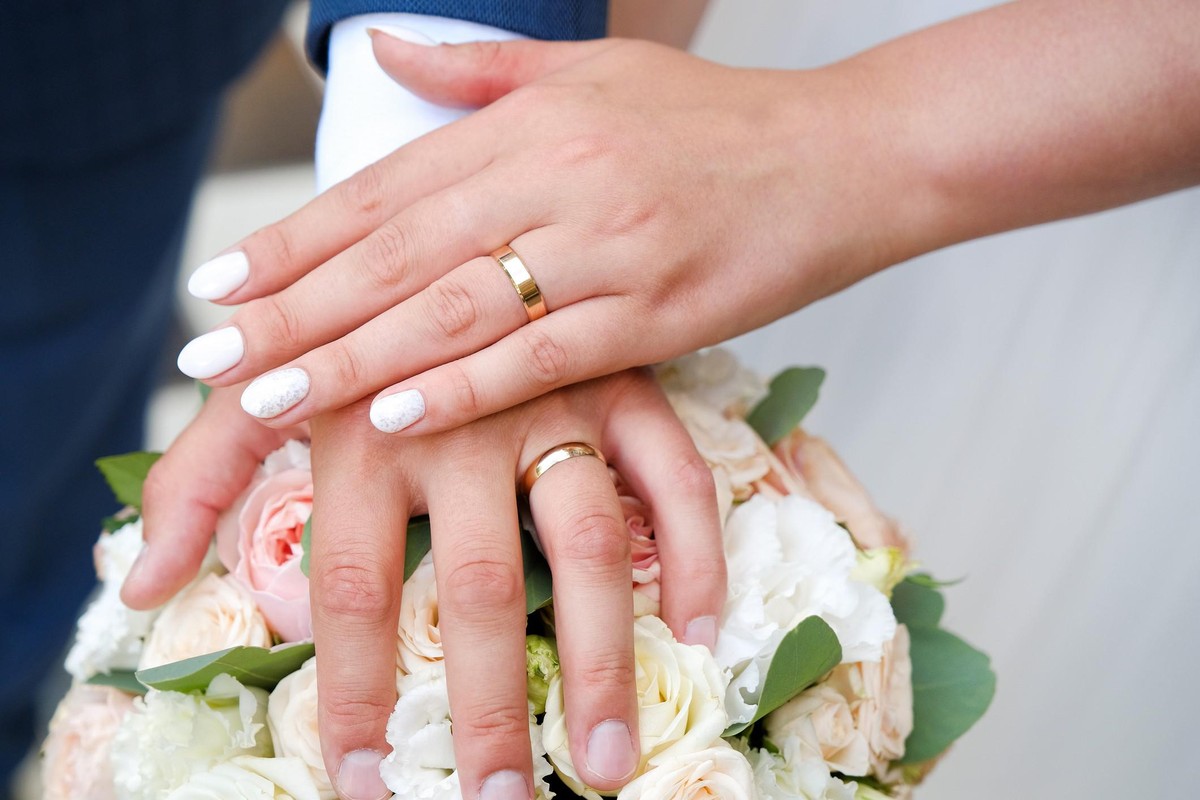 Hochzeit Ring Goldring Ehering Gold Ring Maniküre