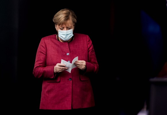 Denkt über «Einschränkungen für Ungeimpfte» nach: Noch-Kanzlerin Angela Merkel.