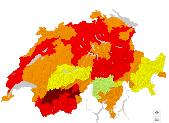 Waldbrandgefahr Schweiz Feuergefahr