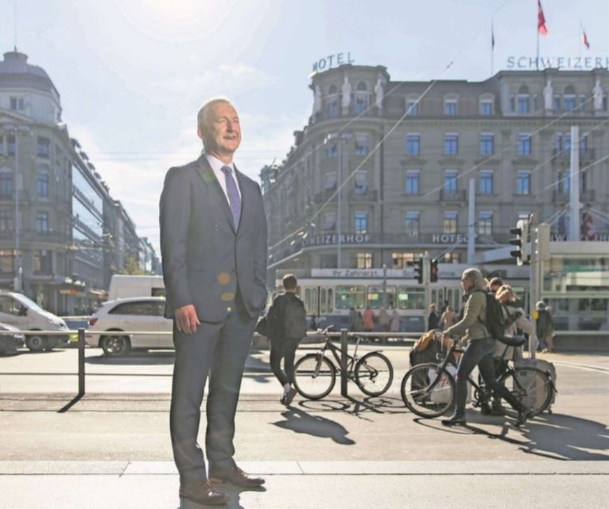 Ein Franke in Zürich: «Die Schweiz ist ganz einfach ein wunderschönes Land», sagt Swiss-Chef Thomas Klühr.