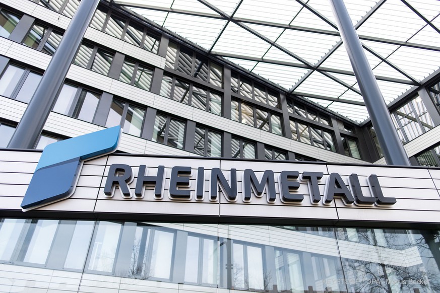 15.03.2018, Nordrhein-Westfalen, Düsseldorf: Der Unternehmenssitz der Rheinmetall AG. Foto: Marius Becker/dpa +++ dpa-Bildfunk +++ (KEYSTONE/DPA/Marius Becker)