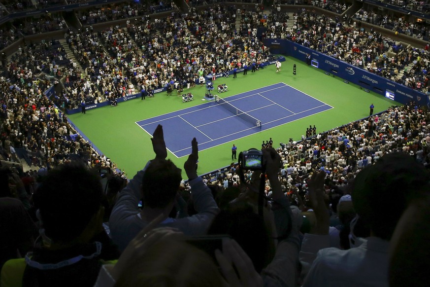 Die Sympathien des New Yorker Publikums im «Billie Jean King»-Stadion sind klar verteilt: «Roger for the Win».&nbsp;