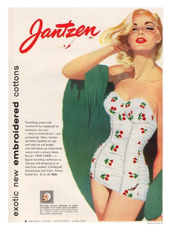 Vintage Advertisements of Jantzen Swimwear From the 1940s