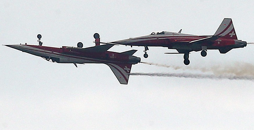 Patrouille Suisse in Aktion.