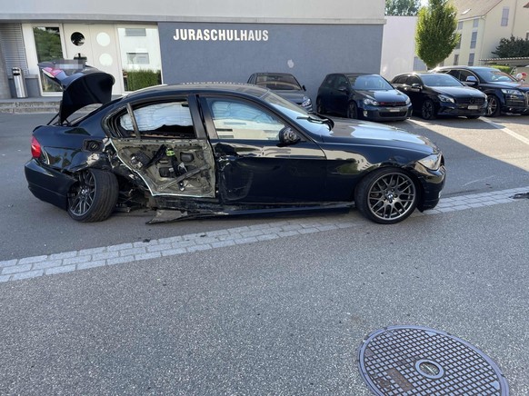 Am BMW entstand ein Totalschaden.