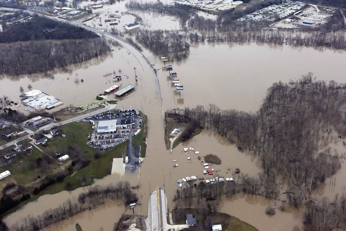 Missouri unter Wasser, am 29. Dezember 2015.