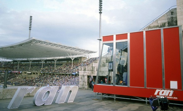 Bildnummer: 01405585 Datum: 14.05.1999 Copyright: imago/Grasmann
Das ran Studio im Berliner Olympiastadion; quer, Fu