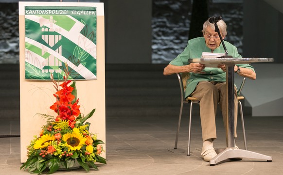 «Wir werden immer stolz auf ihn sein», sagt Grüningers Tochter Ruth Roduner (92).