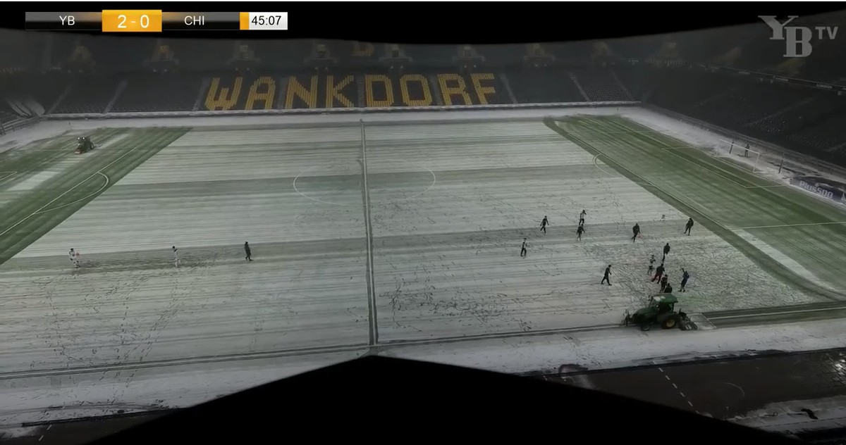 Der Kampf gegen die Schneemassen.