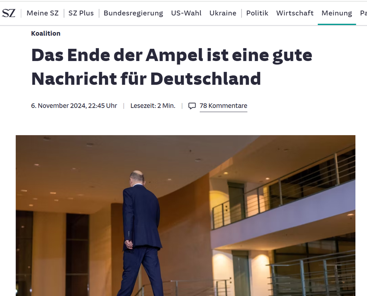 Schlagzeile SZ