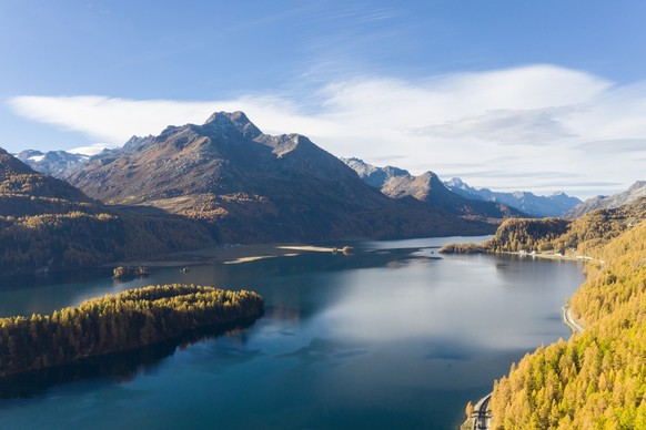 Rauszeit Nebelmeer Herbstwanderung Schweiz Via Engadina Maloja Silvaplana