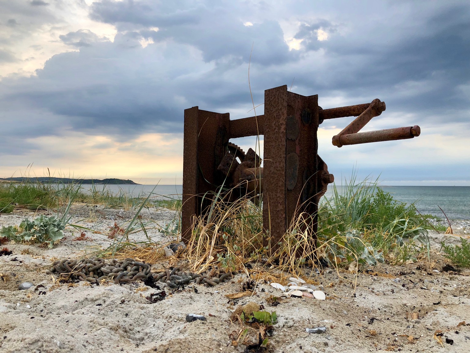 Sand im Getriebe: Das perfekte Bild zu meinen Sommerferien in Dänemark.