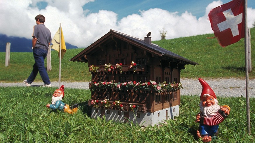 Gartenzwerge im Glück: Sie wohnen im Eigenheim.