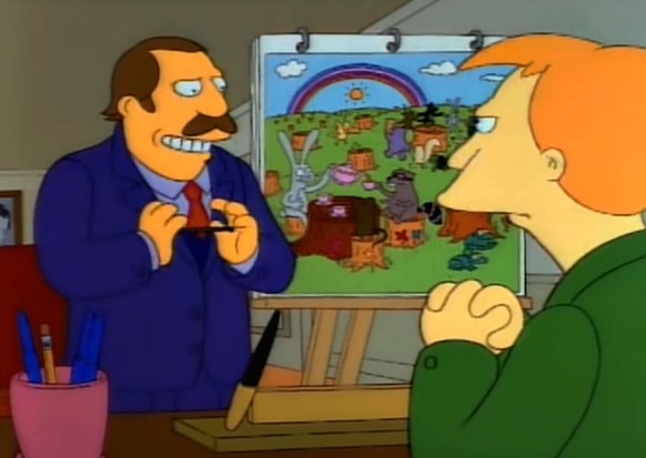 In der Folge «Mr. Lisa Goes to Washington» erfährt Lisa Simpson, dass Lobbyisten Politiker schmieren, um einen Wald abholzen zu können.