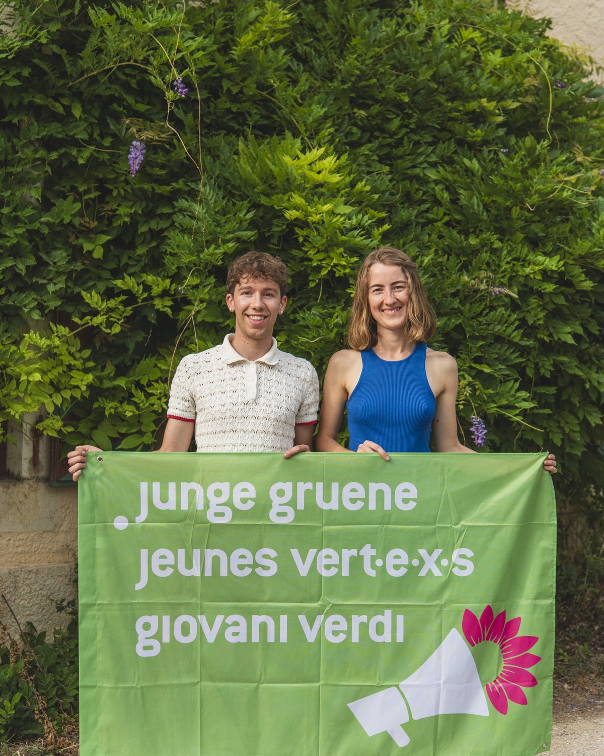 myrto vandersee und Sheldon Masseraz junge grüne