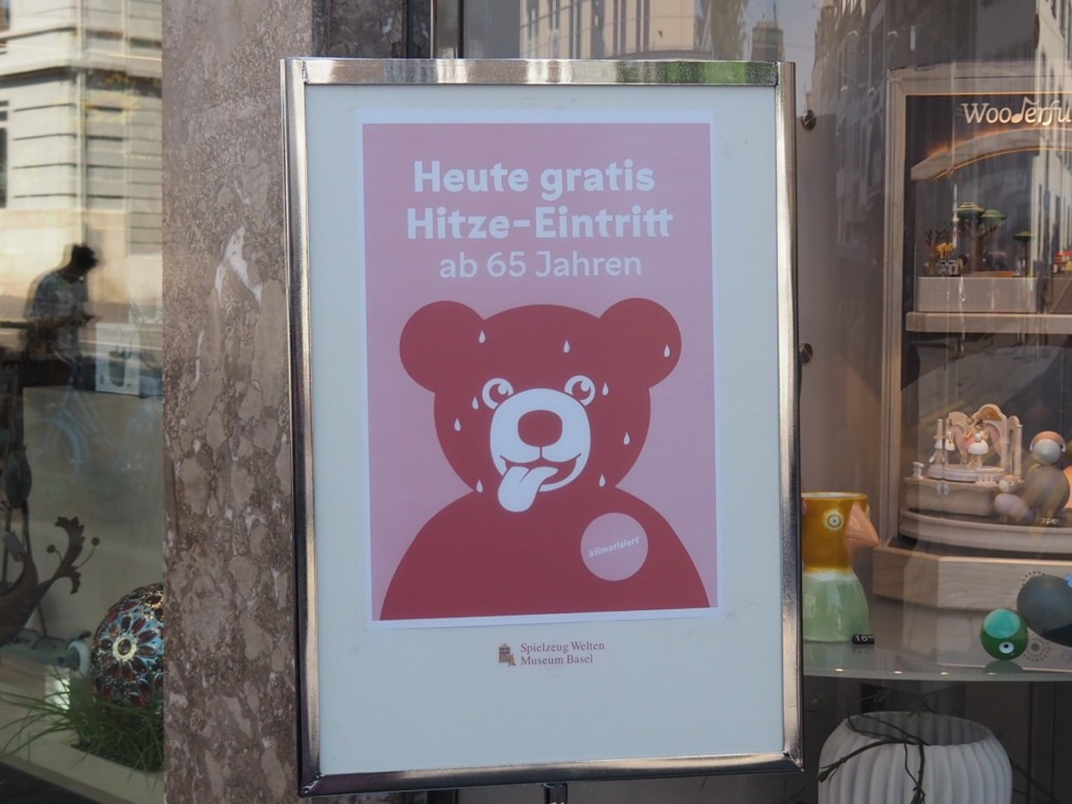 Hitzetag in Basel, Reportage