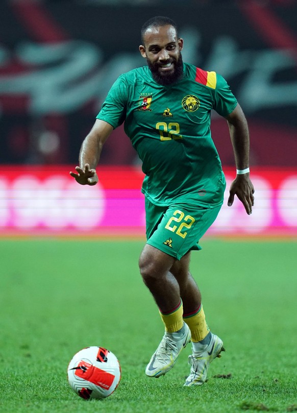 Friendly Soccer Match South Korea vs Cameroon - 2022/09/27 SEOUL, SOUTH KOREA, SEP 27 : Bryan Mbeumo of Cameroon controls the ball during the friendly soccer match between South Korea and Cameroon at  ...