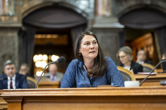 Tiana Angelina Moser, GLP-ZH, aeussert sich zur Finanzierung der Entwicklungszusammenarbeit, an der Herbstsession der Eidgenoessischen Raete, am Mittwoch, 11. September 2024 im Staenderat in Bern. (KE ...