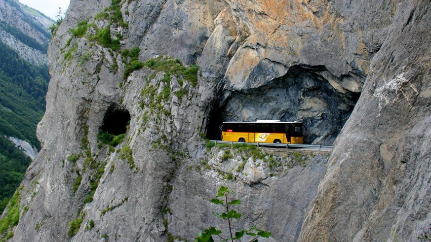 Derborence Postauto. Bild: André Breutel/bus-bild.de