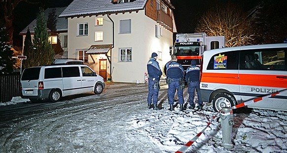 Der Tatort in Flaach (ZH).