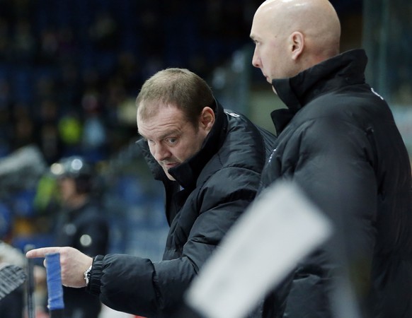 Heinz Ehlers (links) und Assistent John Fust haben Lausanne mit einem klugen Konzept in die Playoffs gecoacht.