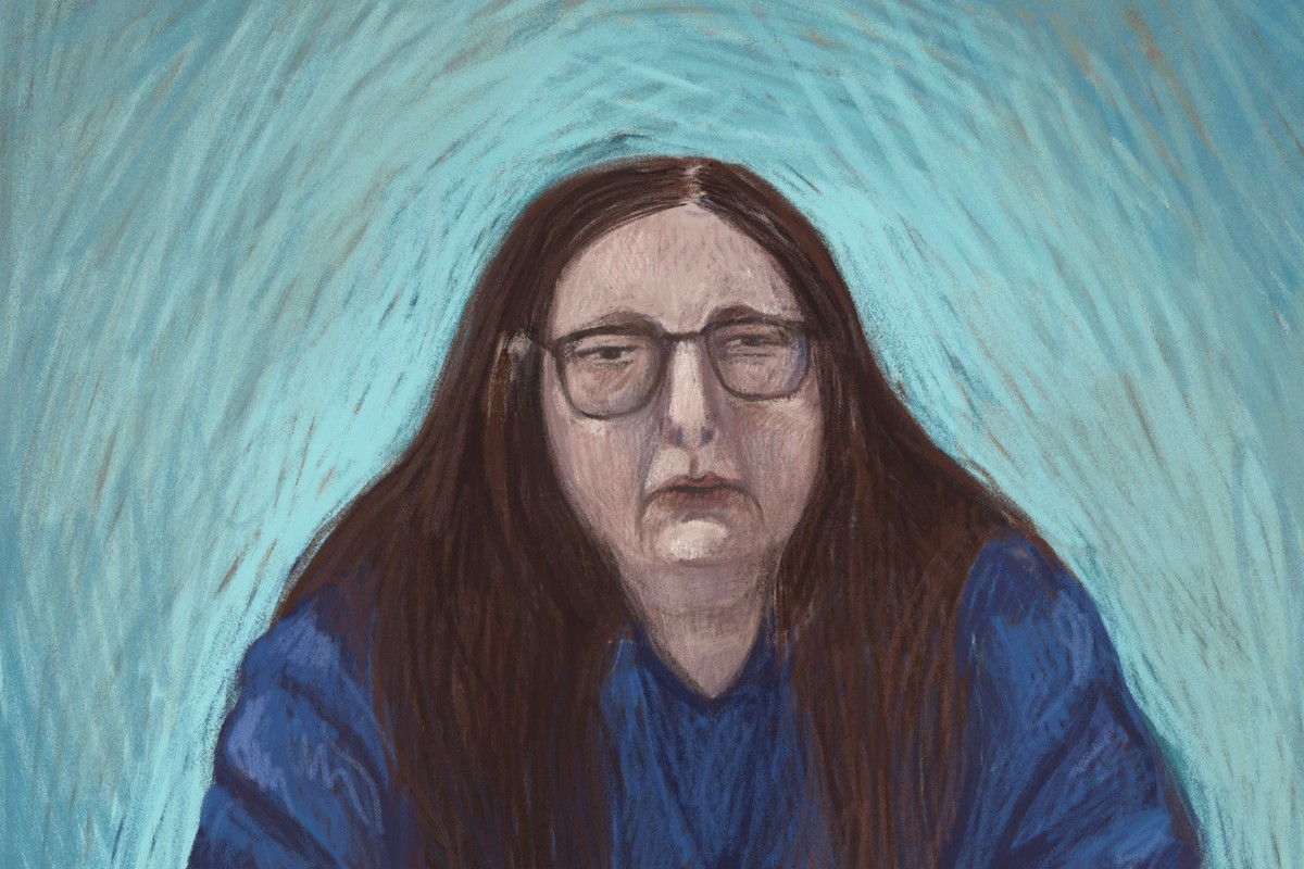 In a supplied court sketch, Erin Patterson is depicted on a video link from the Dame Phyllis Frost Centre, as seen in the Victorian Court of Appeal in Melbourne, Australia, Wednesday, Aug. 19, 2026. ( ...