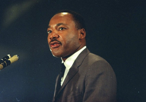 FILE - Dr. Martin Luther King speaks March 25, 1967 at the Chicago peace march. (AP Photo/Chick Harrity, File)
Trump Assassination Files