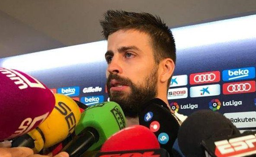 In Tränen spricht Piqué nach dem Geisterspiel gegen Las Palmas.&nbsp;