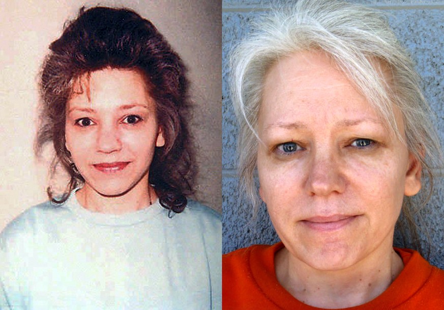 Debra Milke im Jahr 1989 (links) und im Jahr 2014.