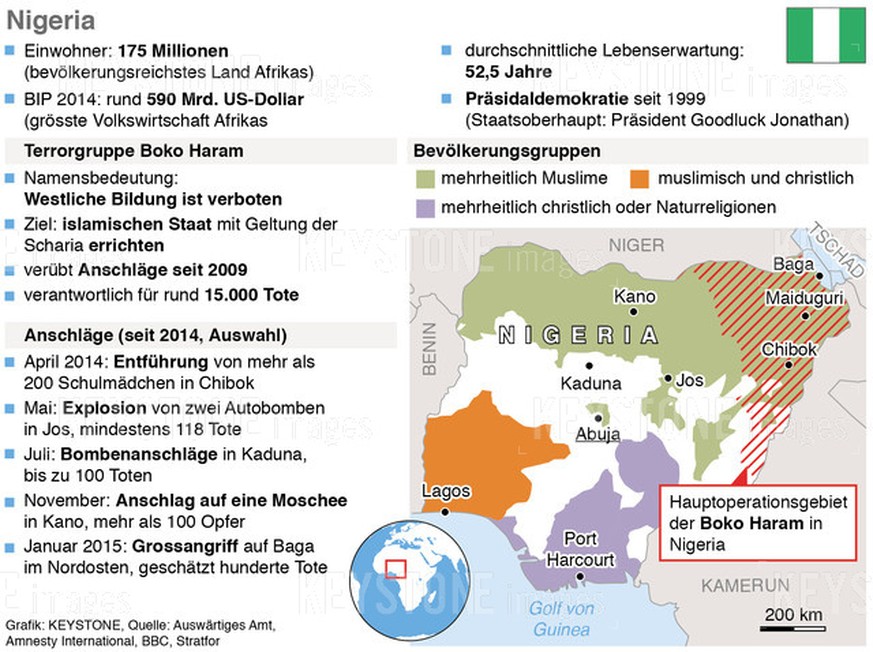 Informationen zu Nigeria und der Terrorgruppe Boko Haram.