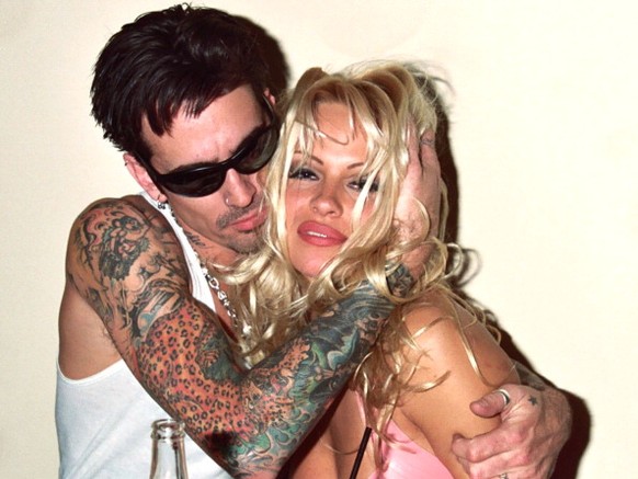 Tommy Lee und Pamela Anderson im Jahr 1995. 