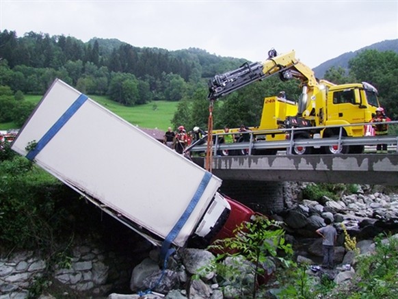 Schwierige Bergung.