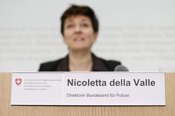 Nicoletta della Valle, Direktorin Bundesamt für Polizei Fedpol.